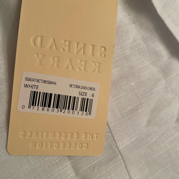 Sinead Keary linen dress. Size 6 - Picture 2 of 5